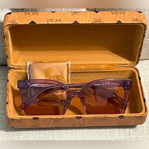 MCM sunglassess , case & dust cloth set